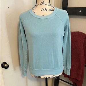Jungmaven Blue Pullover Modern Casual Sweater